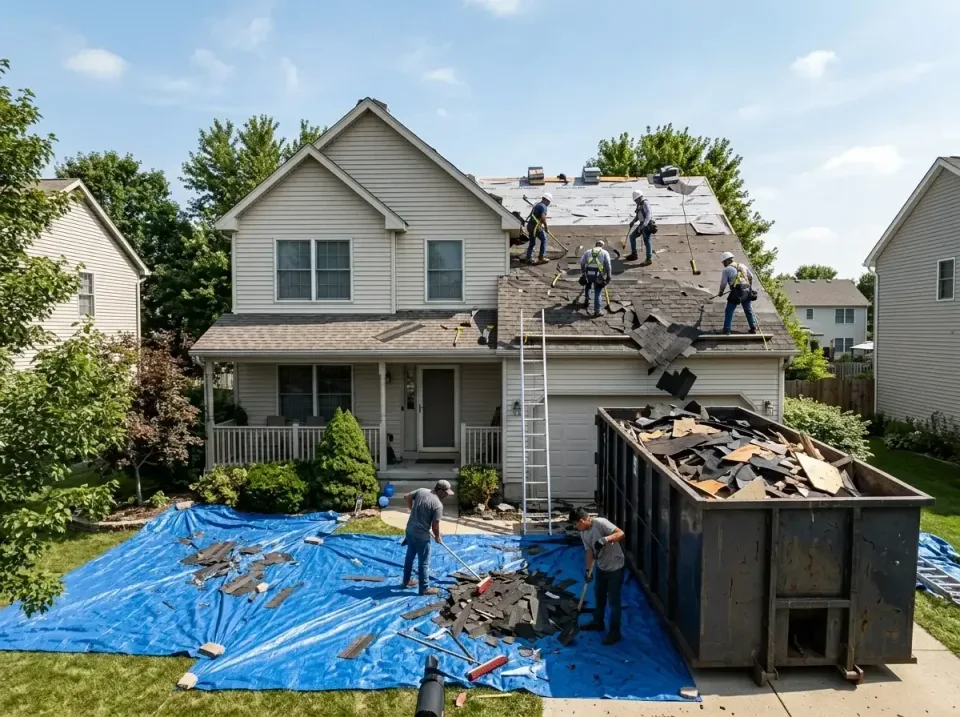 roof-replacement-debris-remova-004 — frequently asked questions, Cheapest Dumpster Rentals in Woodridge, IL